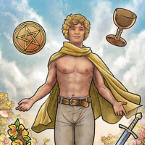 Gregory Scott Tarot Deck,  Sat Under the Texas 100% total solar eclipse on April - Picture 2 of 6